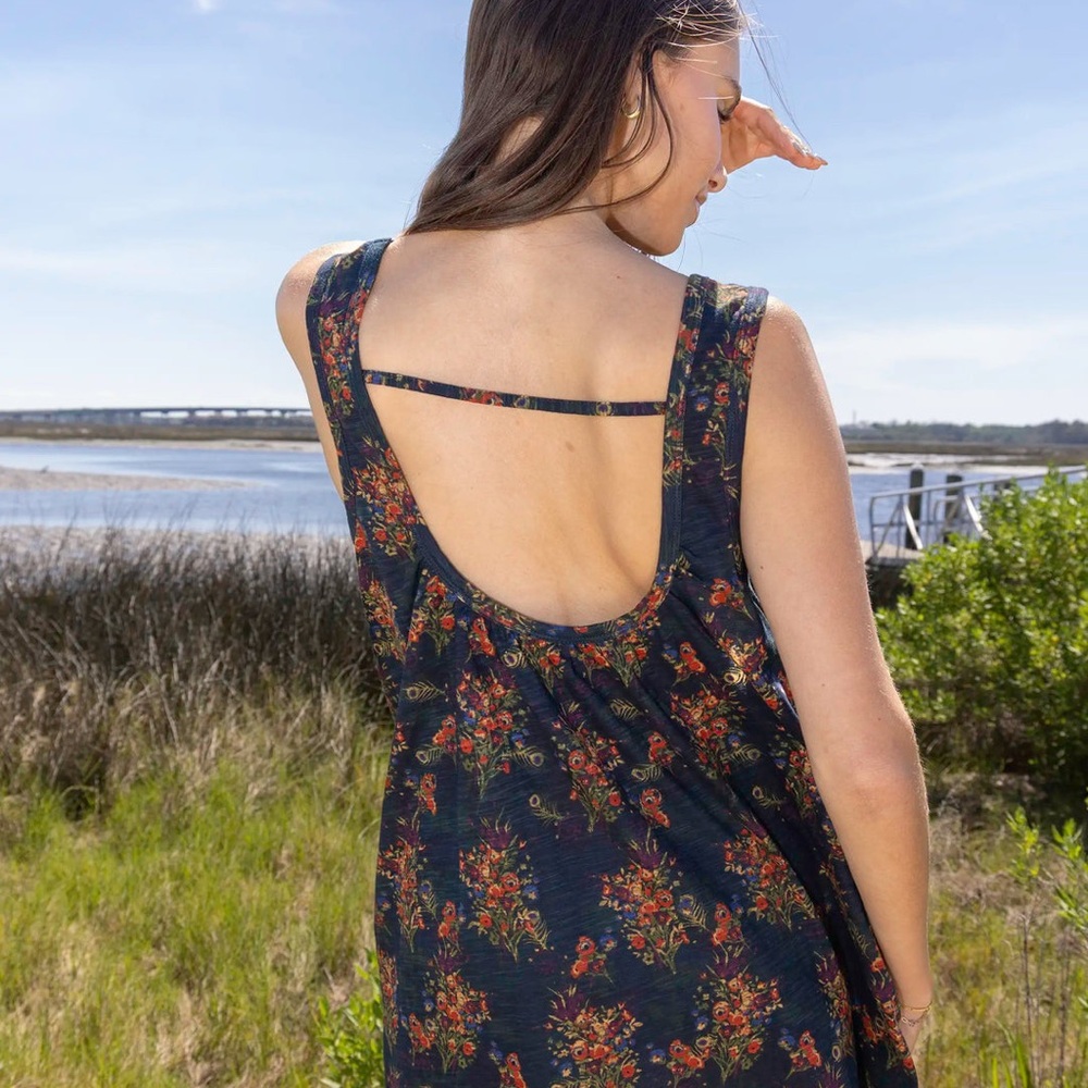 NATURAL LIFE  Free Spirit Knit Tank Top - Cream Botanicals - L/XL - Picture 5 of 9